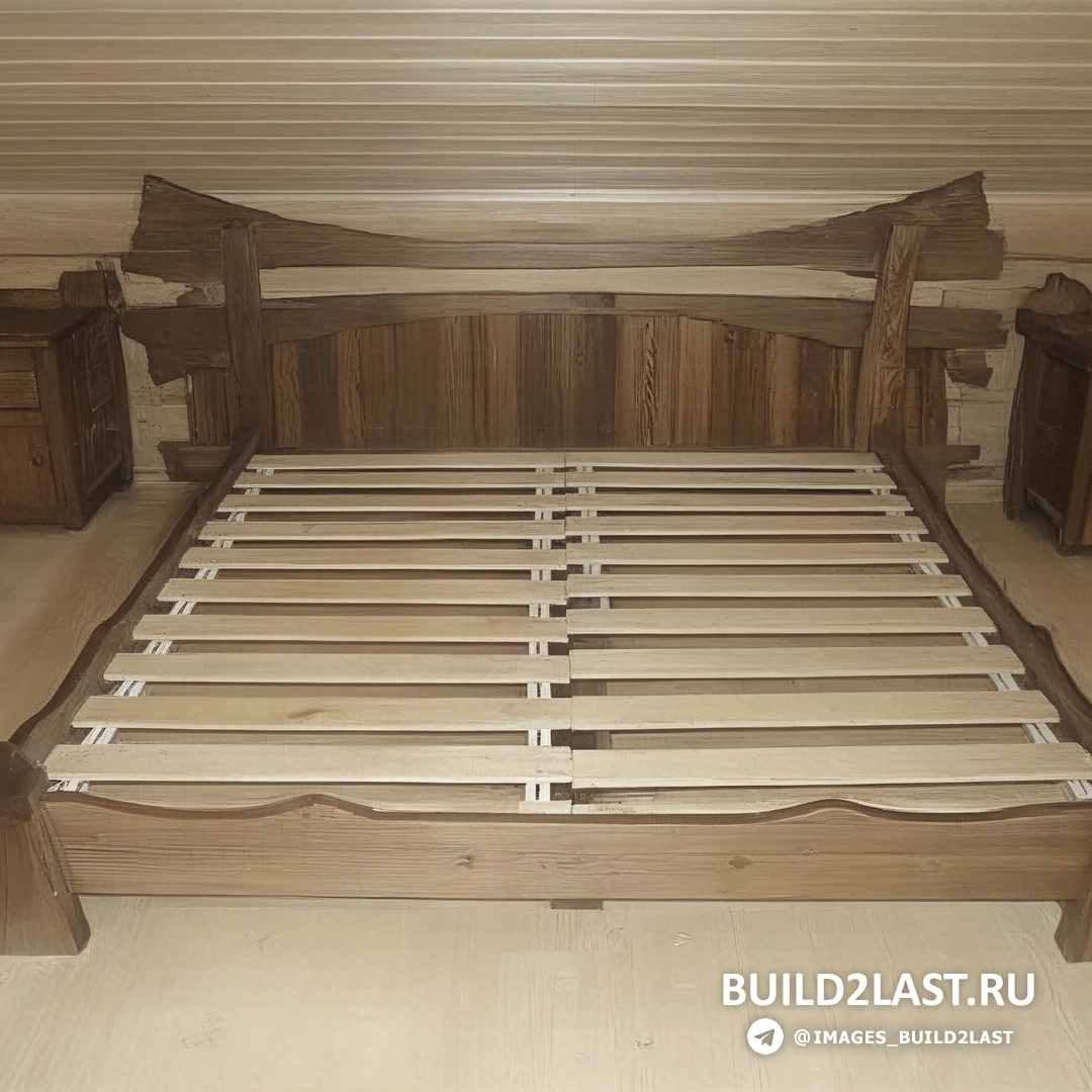 Бежевый диван и кровать в светлом и коричневом дереве, стильный кантри-декор и бревенчатый дом с пэчворком.