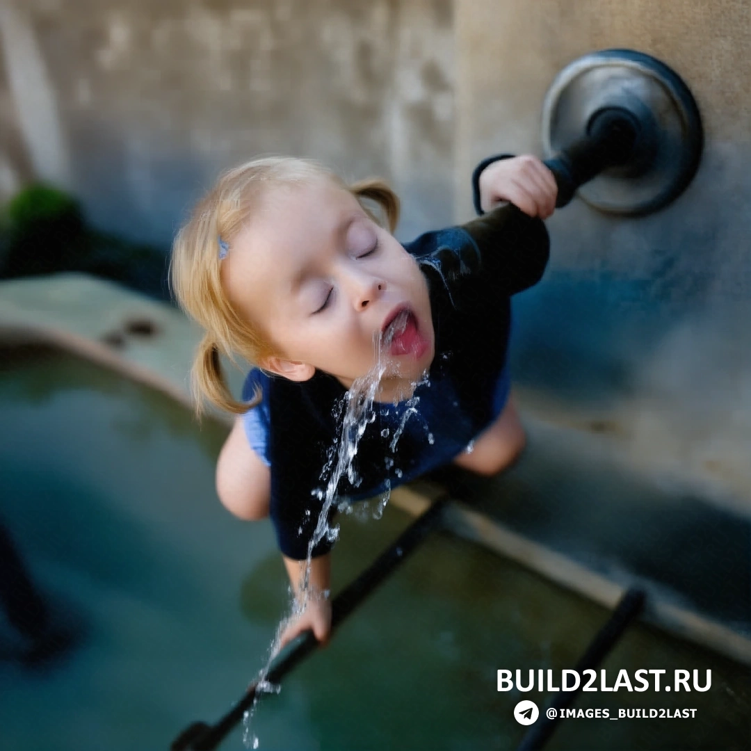 Девочка в ярком платье улыбается, держа игрушку, на фоне природы