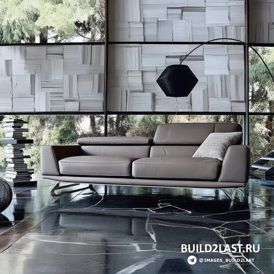 Диван с обивкой в теплых нейтральных оттенках, идеально подходящий для уюта