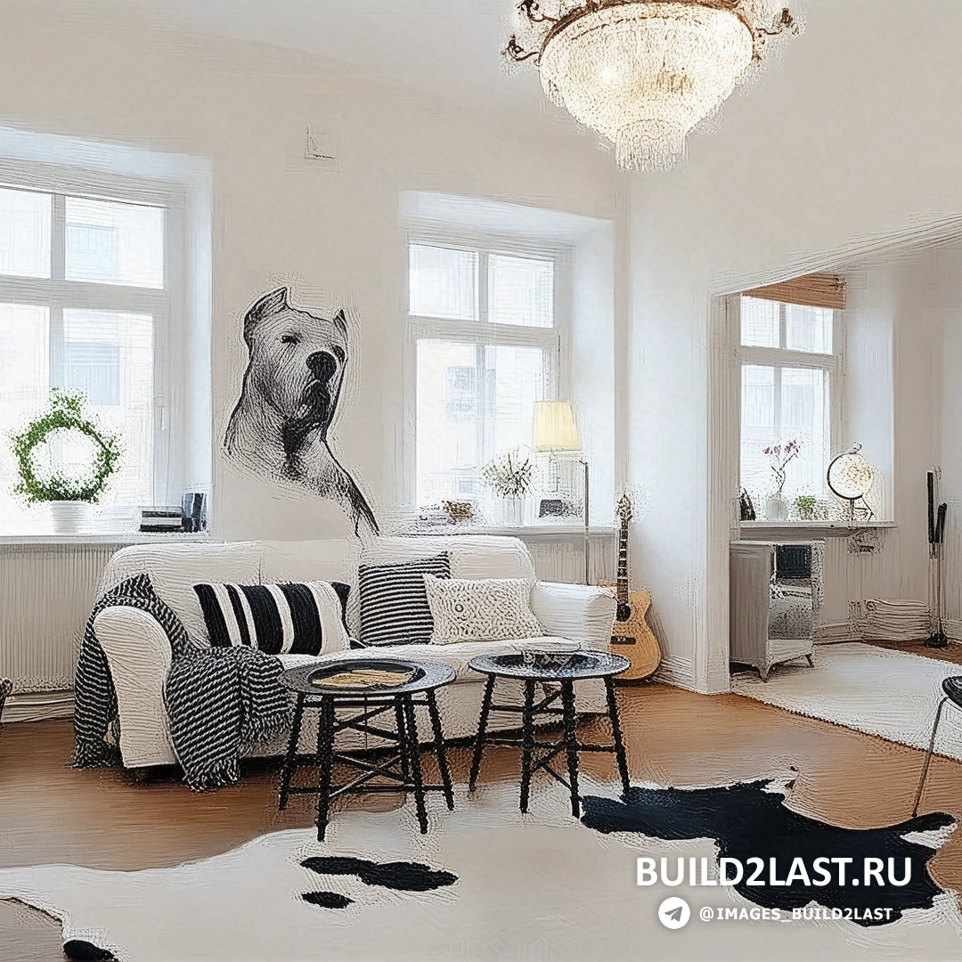 Гостиная с классическими элементами, богатая отделка и антикварная мебель