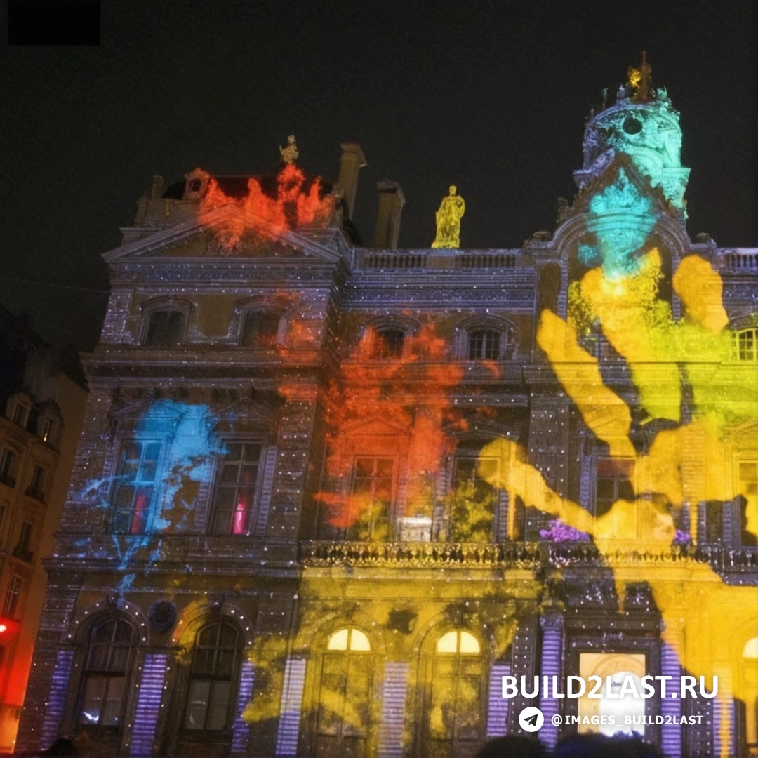 Интерактивная световая инсталляция, где посетители могут участвовать