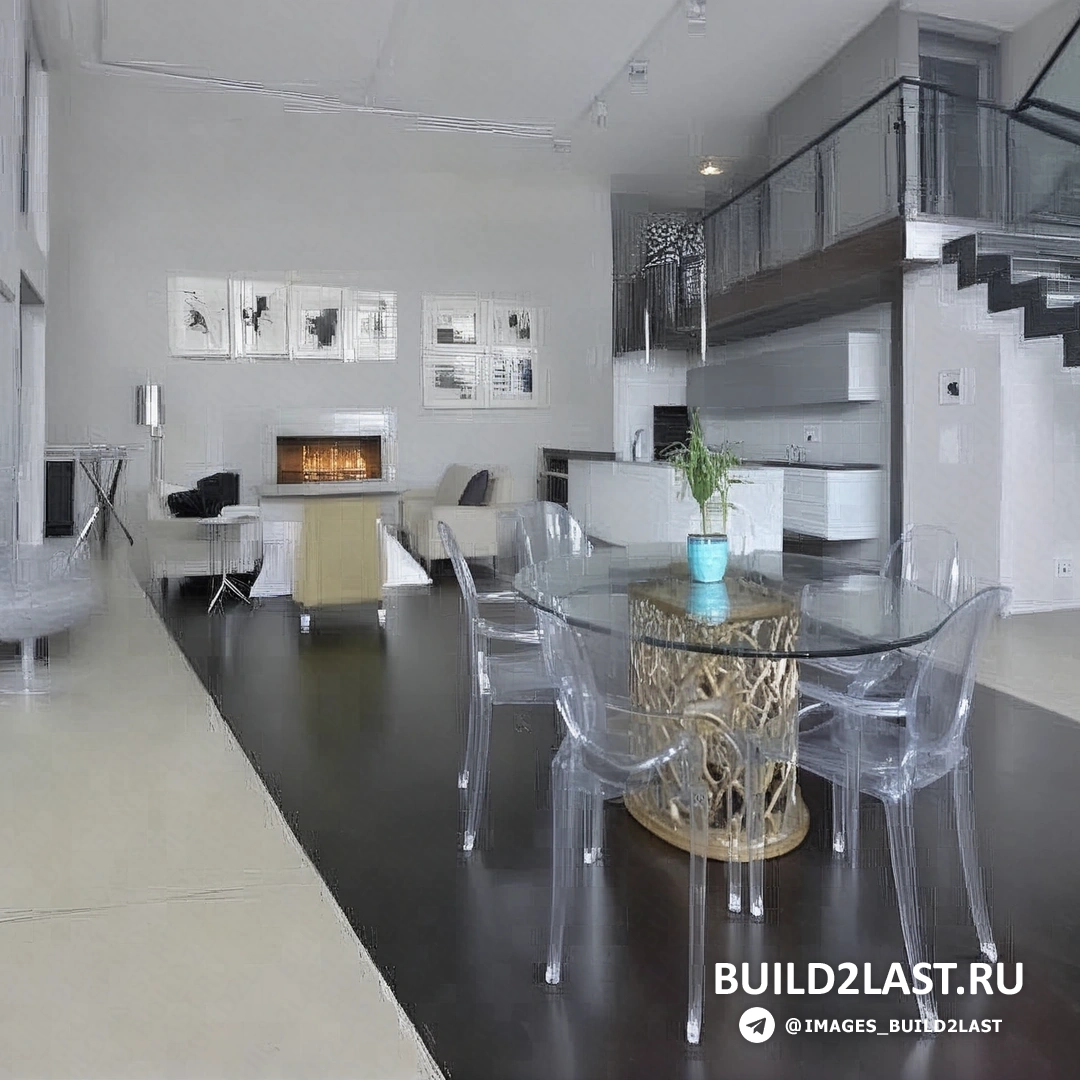 Изображение фантастического кондоминиума с высокими стеклянными зданиями и яркими неоновыми огнями