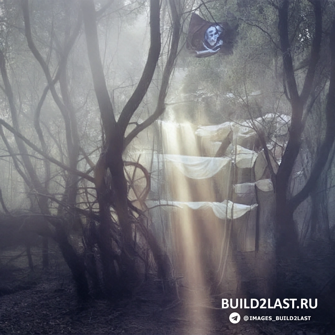 Металлическая скульптура в виде абстрактной фигуры, которая кажется невесомой благодаря подвешенному состоянию