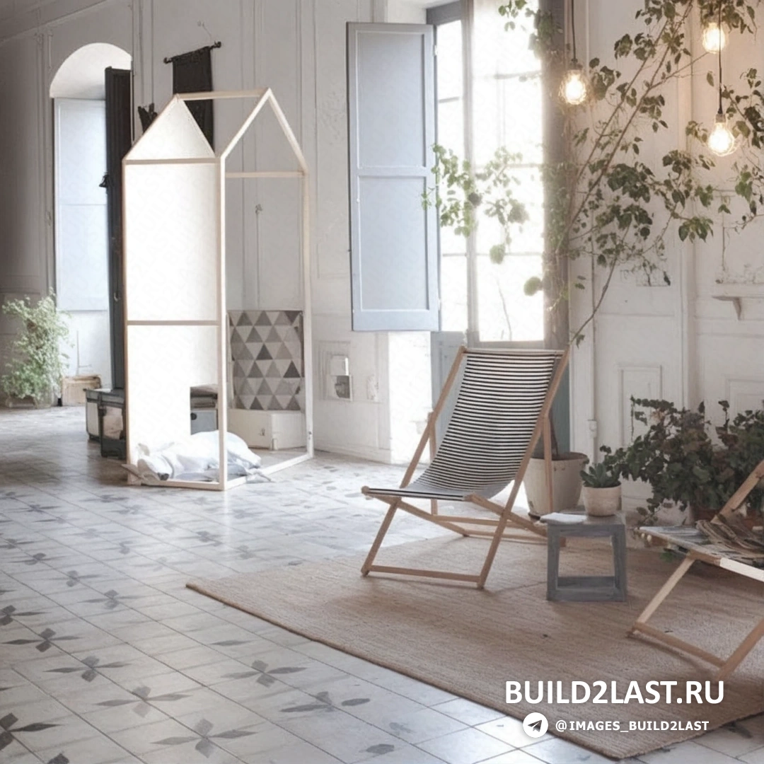 Офис с акцентом на декоративные панели и керамическую плитку, стильное оформление пространства.