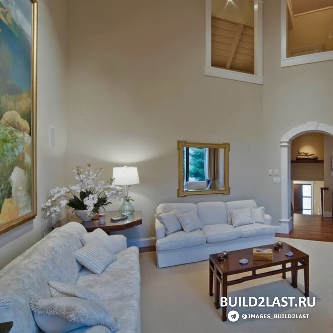 Современный камин с элементами серого и белого в интерьере гостиной, украшенной картинами и стильной мебелью.