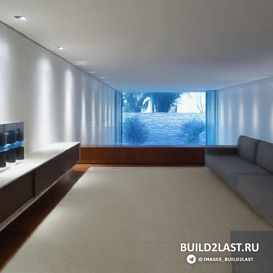 Спальня с деревянной мебелью, каменными элементами на стенах и стеклянными окнами, металлические акценты в освещении