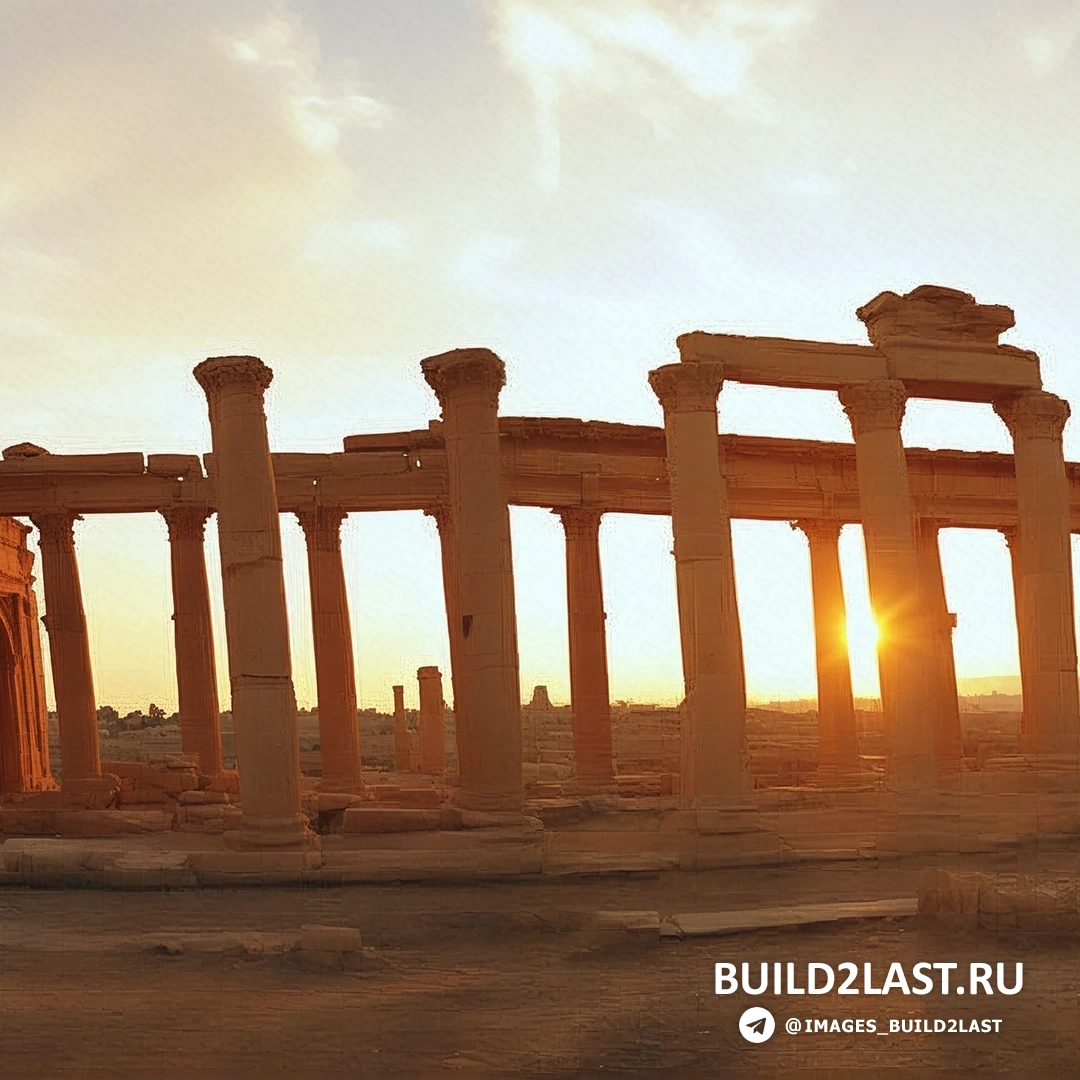 Вид на Пальмиру с высоты